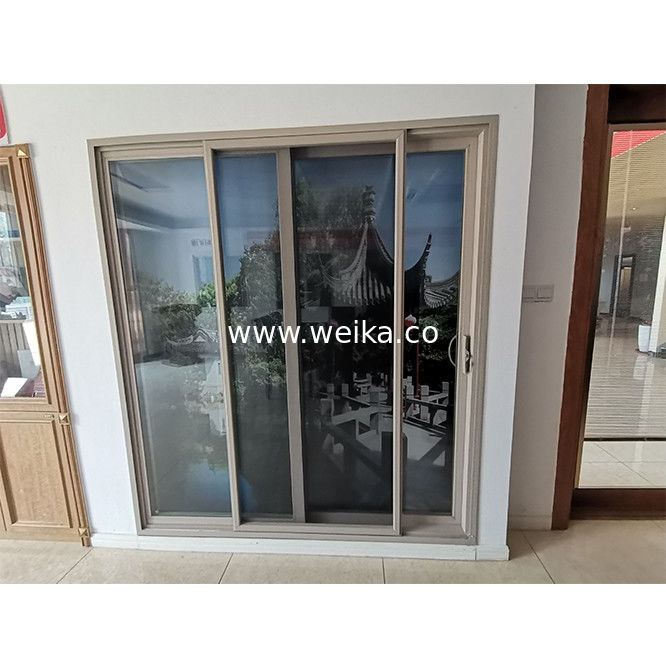 5.5 дюймовые UPVC Сдвижные окна и двери Внутреннее закаленное стекло UPVC Двери