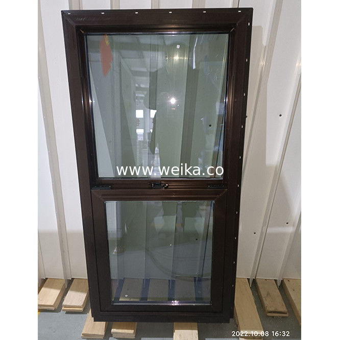 Крессент-замок сверху фиксированный ремень одноподвесные окна UPVC Нижняя панель Low-E Glass