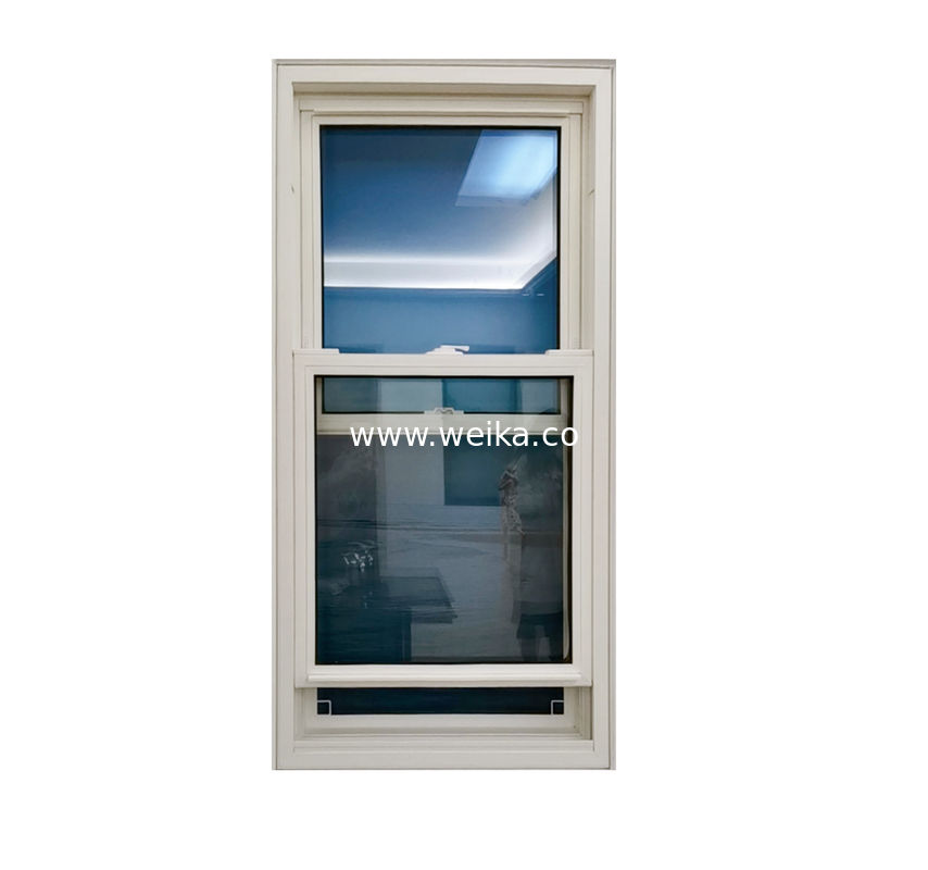 Двойные закаленные стекла винил ПВХ пластик UPVC двойные висячие окна для экономии энергии