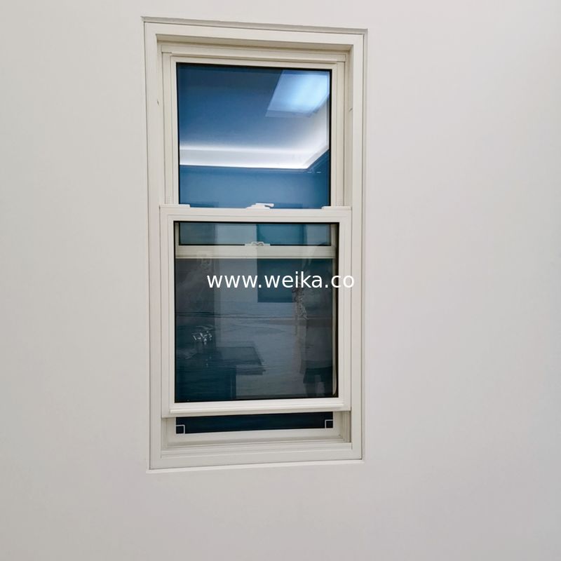 Двойная закаленное стекло винил ПВХ профиль UPVC двойной подвешенный окно для обеспечения безопасности