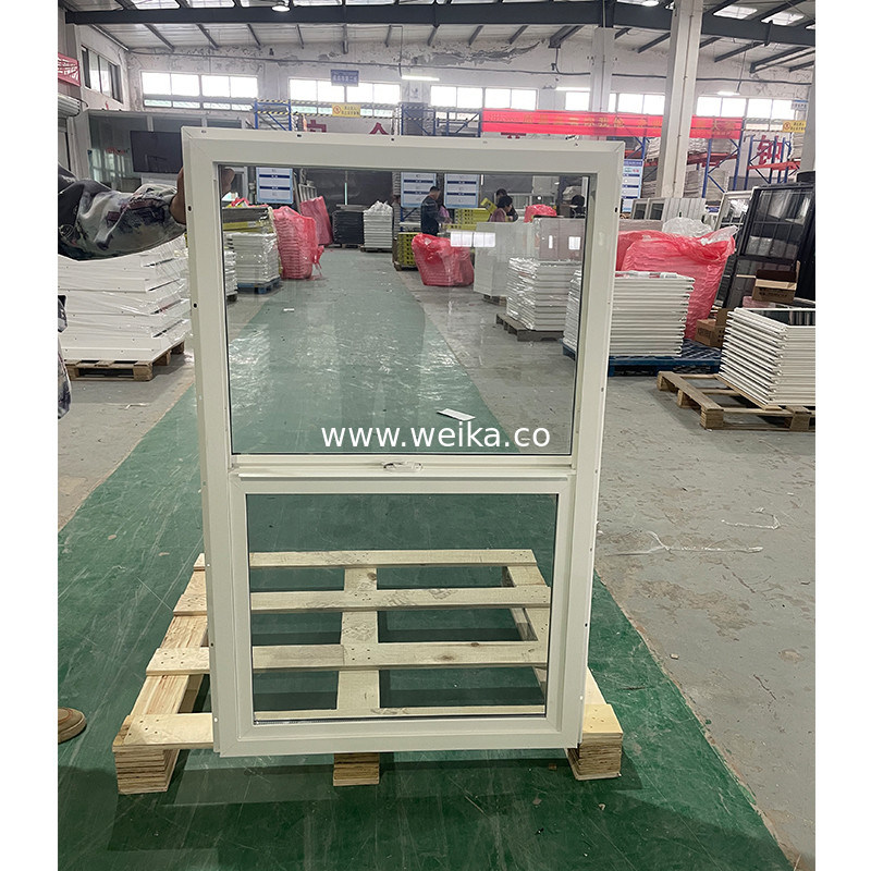 14 лет опыта производства UPVC одноподвешенное окно и вертикальное скольжение с наклоном