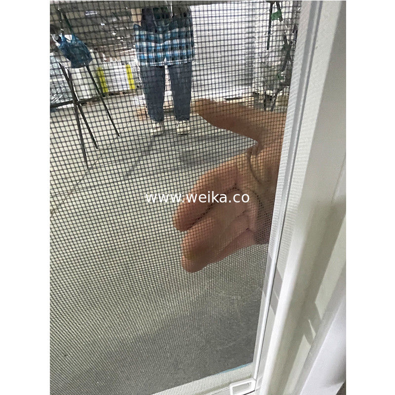 Стекловолоконная сетка UPVC Сдвижное окно и дверь Интегрированный дизайн внутреннего материала вентилятора