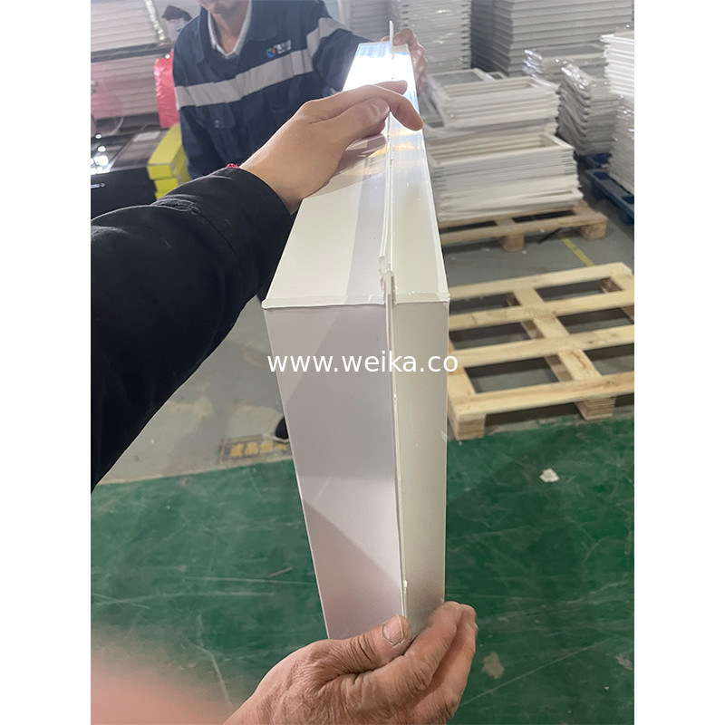 14 лет опыта производства UPVC одноподвешенное окно и вертикальное скольжение с наклоном