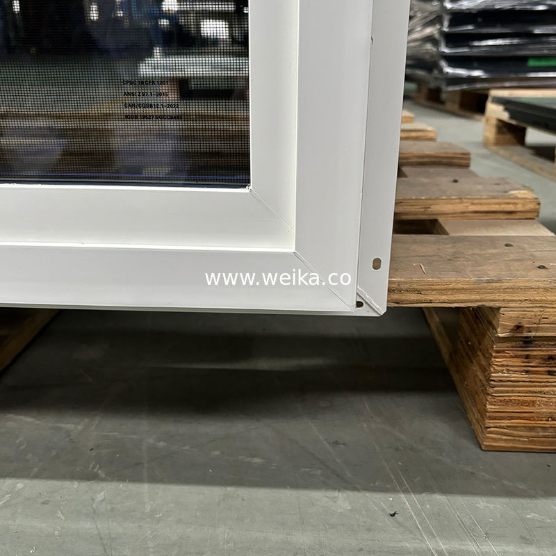 Противомоскитное скользящее окно из UPVC с сеткой для тропического климата