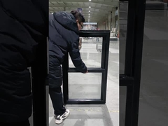 90 мм наклона двойной алюминиевой тепловой разрыв подвешенное окно 36x46 на заказ