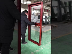 WEIKA терморазрыв алюминиевого сплава деревянного зерна тента окна