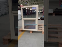 Настраиваемый ПВХ подвешенные окна абрикос цвет Америка стиль любого размера